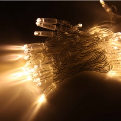 LED string light- PVC wire with cap IP67nwhite