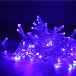 LED string light- PVC wire with cap IP67 purple